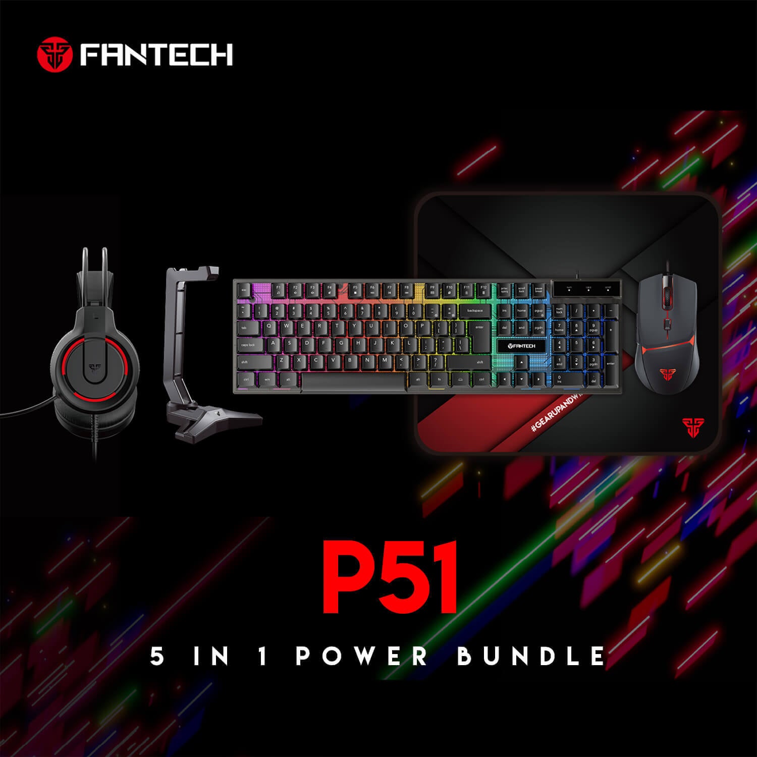 Fantech P51 5-In-1 Combo Fantech P51 5-In-1 Combo